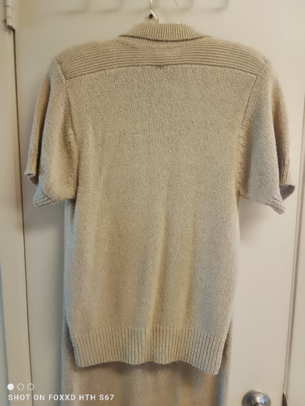 Vintage Christian Dior Separates 3 pc Tan Sweater Skirt Set Small - Picture 11 of 16